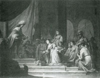 Daniel Thivart The Queen of Sheba before Salomon
