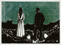 Edvard Munch Two Human Beings, The Lonely Ones