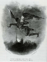 Eugène Delacroix Mephistopheles Aloft