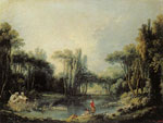 François Boucher Landscape with a Pond
