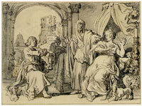 Attributed to François Venant after Pieter Lastman - Sophonisba Receiving the Cup with Poison