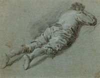 Govert Flinck Youth Lying Down Postrate