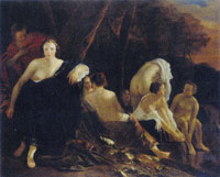 Jacob van Loo Diana and her Nymphs Resting