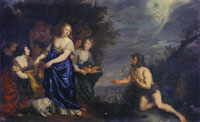 Joachim von Sandrart Odysseus and Nausicaa