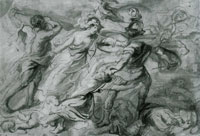 Peter Paul Rubens Hercules and Minerva Fighting Mars