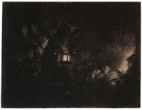 Rembrandt Adoration of the Shepherds at Night