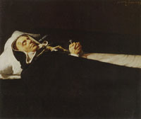 Attributed to Vicente Carducho Saint Simon de Rojas on His Death Bed