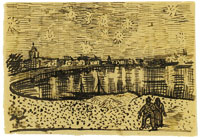 Vincent van Gogh Letter Sketch Starry Night