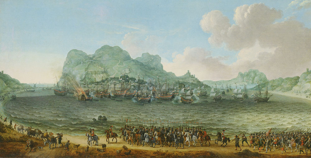 Adam Willaerts - The Defeat of the Spanish at Gibraltar by a Dutch Fleet
