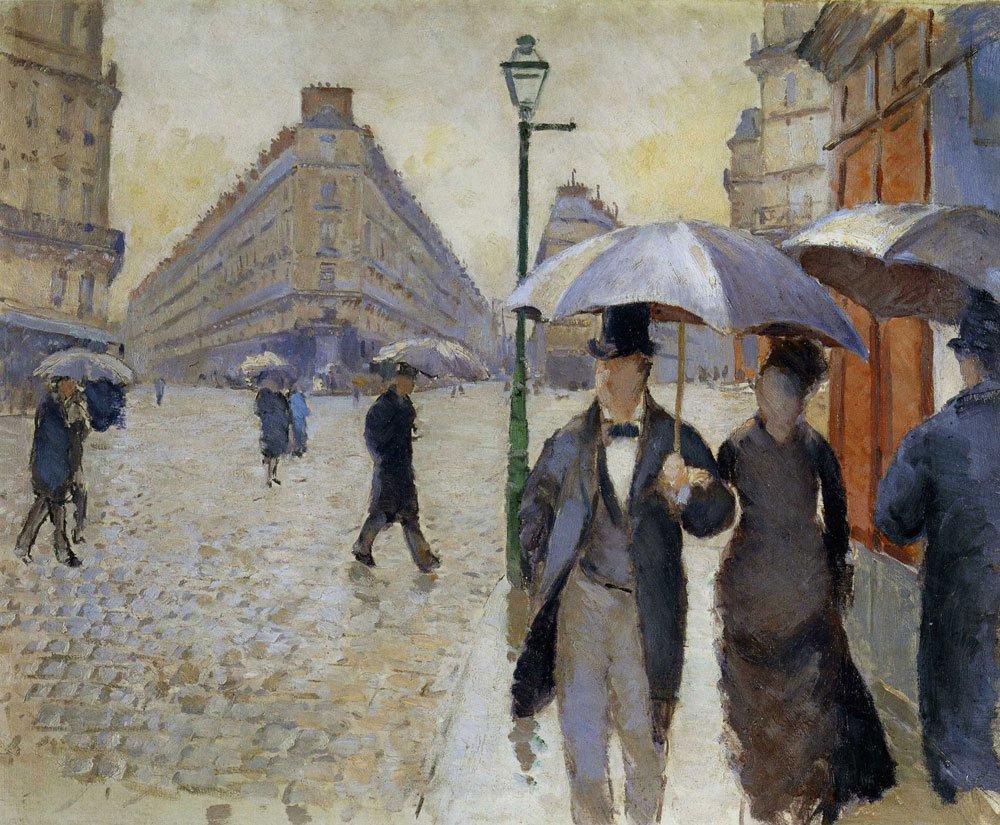Gustave Caillebotte - Sketch for Paris Street, Rainy Weather