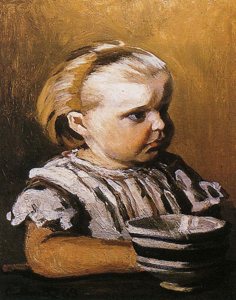Claude Monet - Child with a Cup, Portrait of Jean Monet