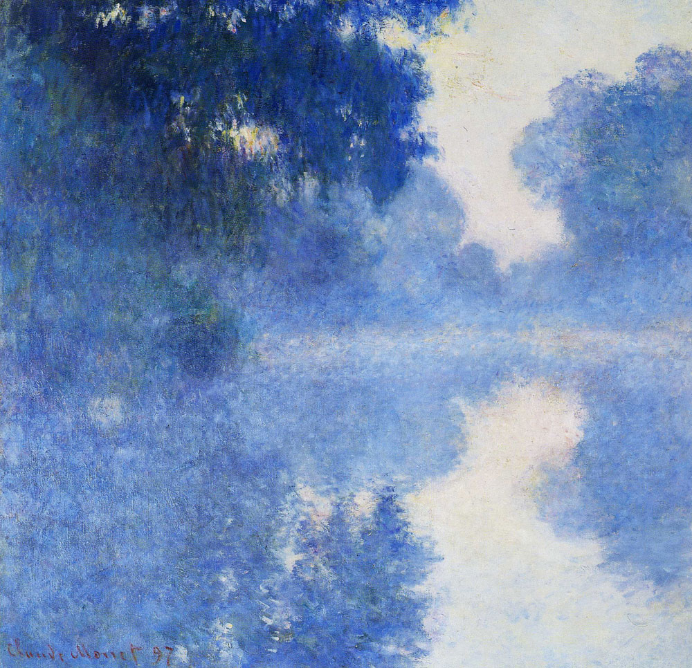 Claude Monet - Arm of the Seine near Giverny, Sunrise