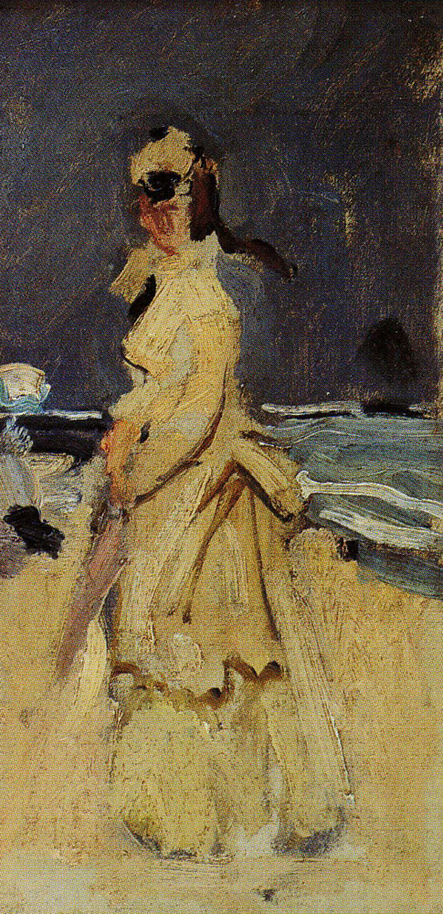 Claude Monet - Camille on the Beach