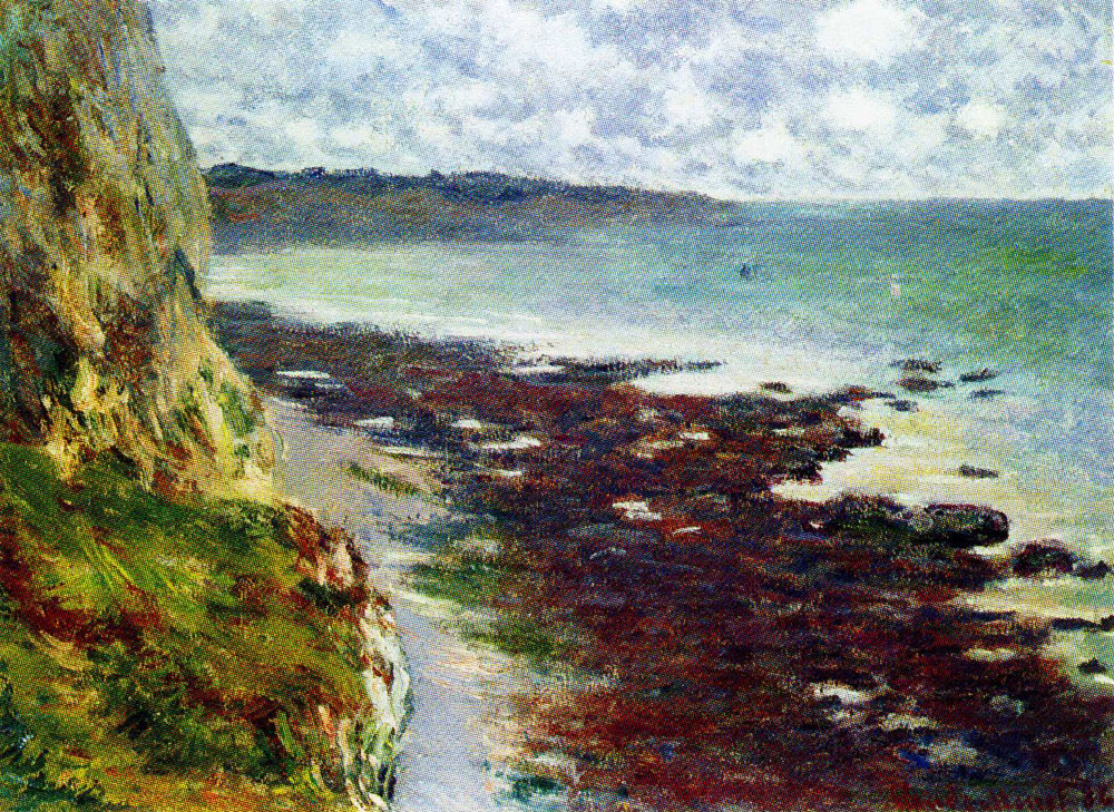 Claude Monet - Cliff near Dieppe