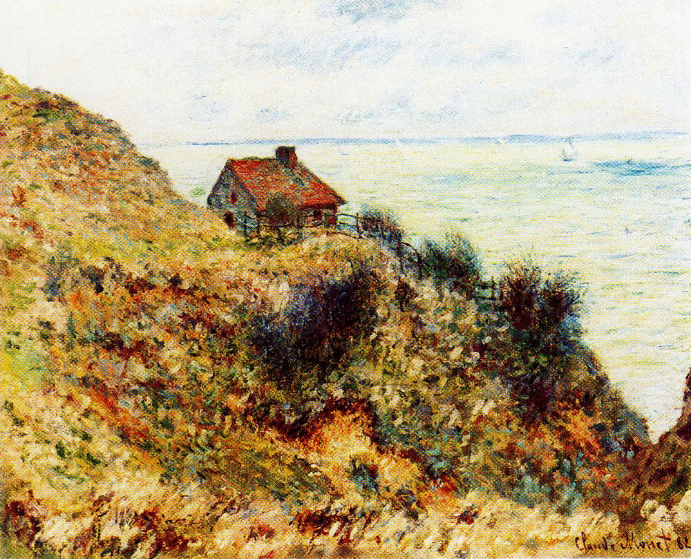 Claude Monet - The Fisherman's House, Overcast Weather