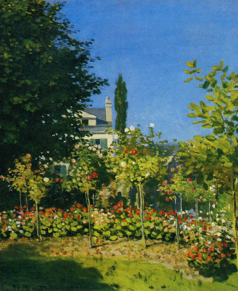 Claude Monet - Flowering Garden