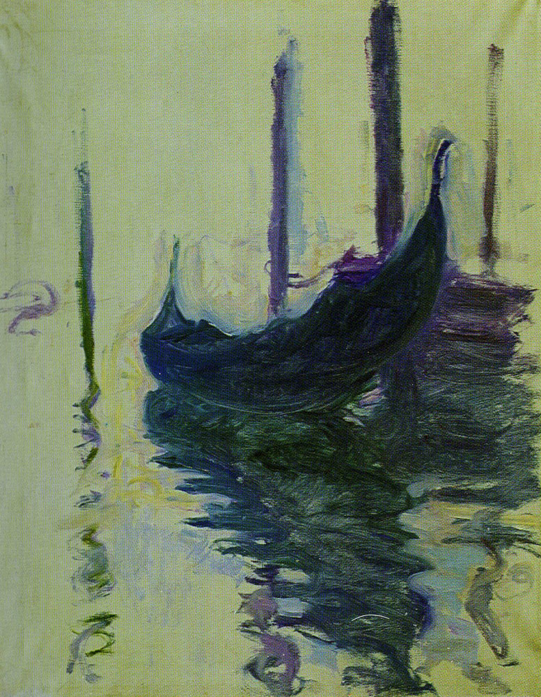 Claude Monet - Gondola in Venice