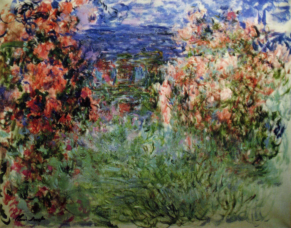 Claude Monet - The House among Roses