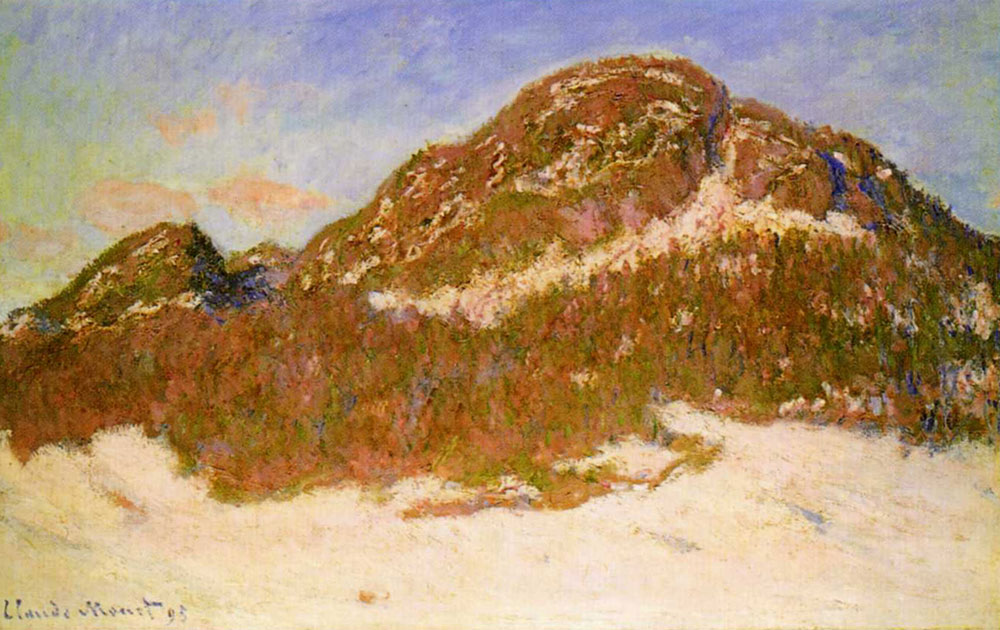 Claude Monet - Mount Kolsaas, Sunlight Effect