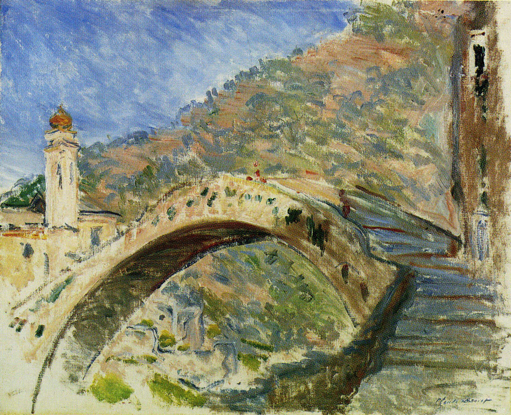 Claude Monet - The Old Bridge on the Nervia at Dolceacqua