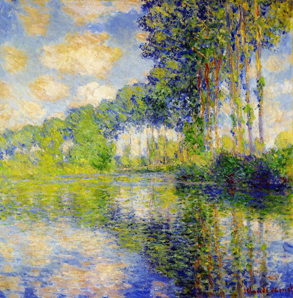 Claude Monet - Poplars on the Banks of the River Epte