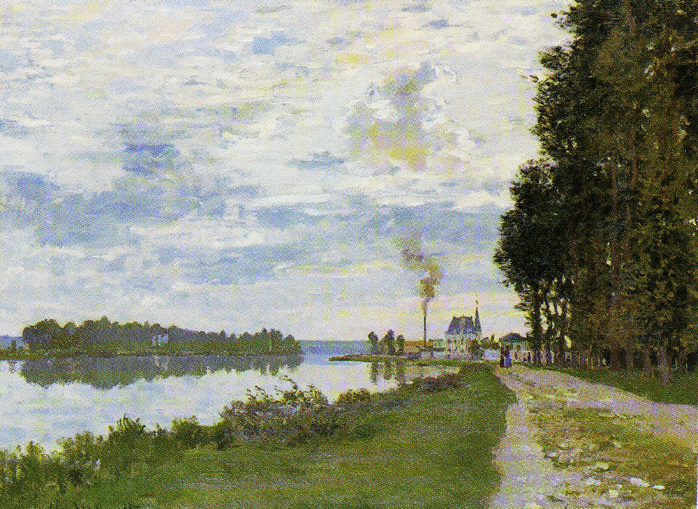 Claude Monet - The Promenade at Argenteuil