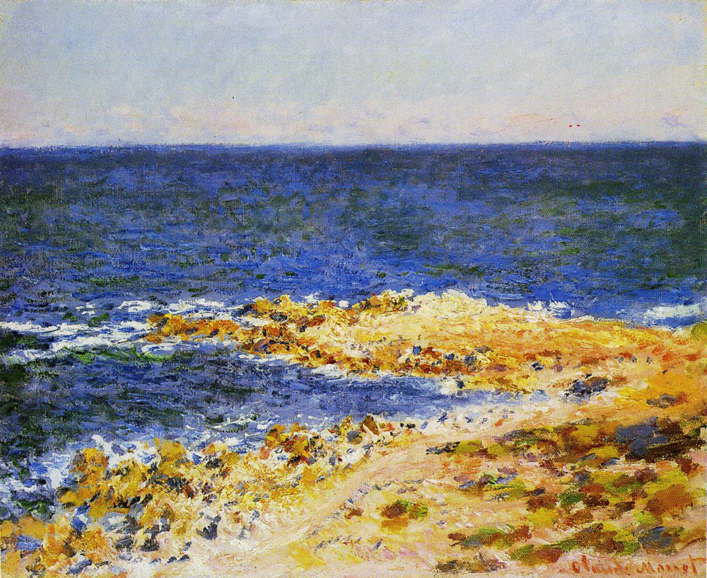 Claude Monet - The Sea at Antibes