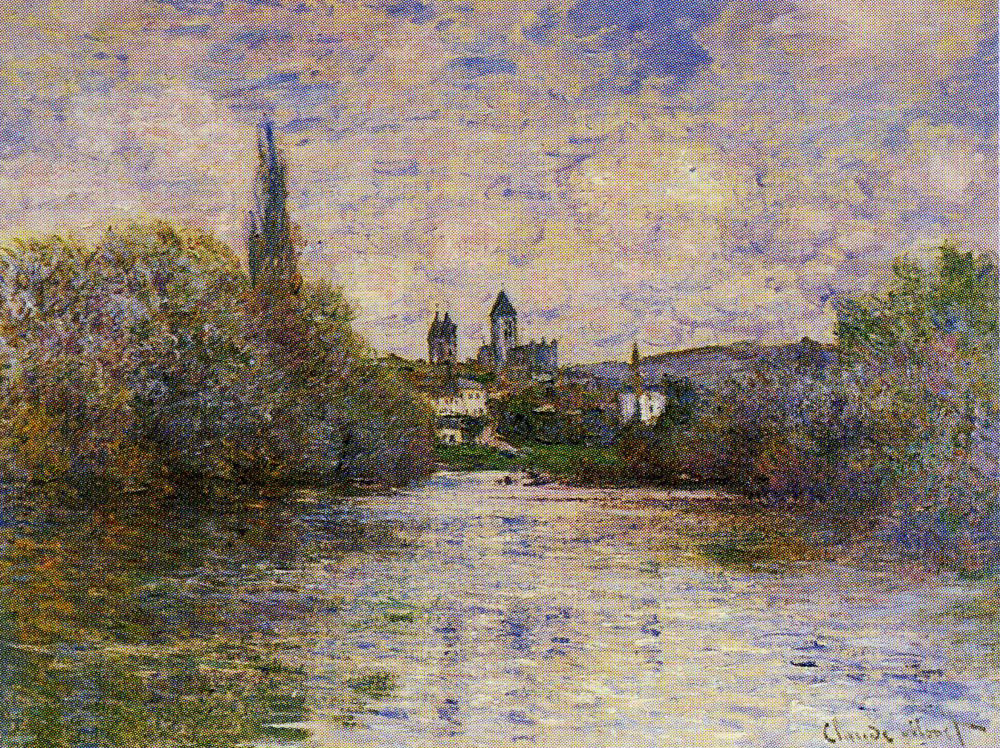 Claude Monet - The Small Arm of the Seine at Vétheuil