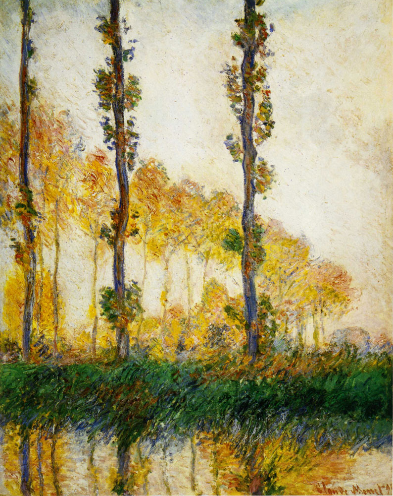 Claude Monet - Three Trees in Autumn
