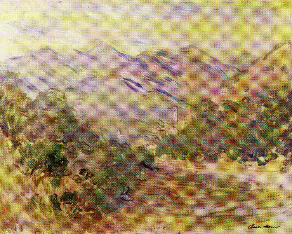 Claude Monet - The Valley of the Nervia and Dolceacqua