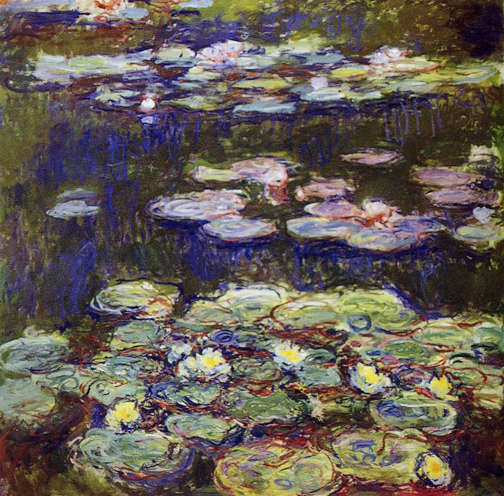 Claude Monet - White and Yellow Water-Lilies
