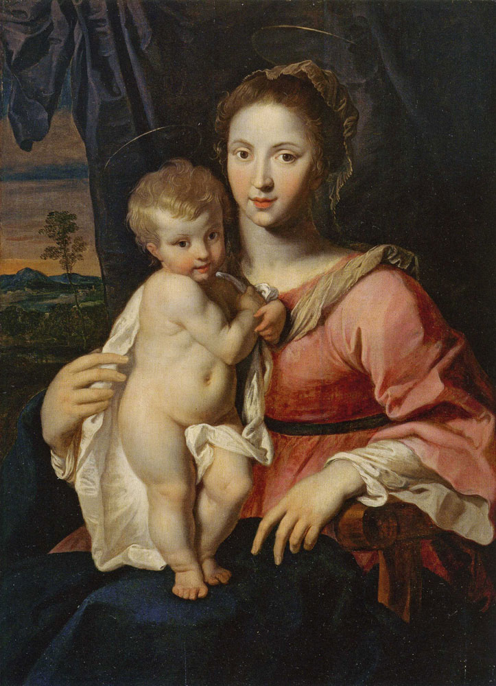 School of Gerard Seghers - The Virgin with Child