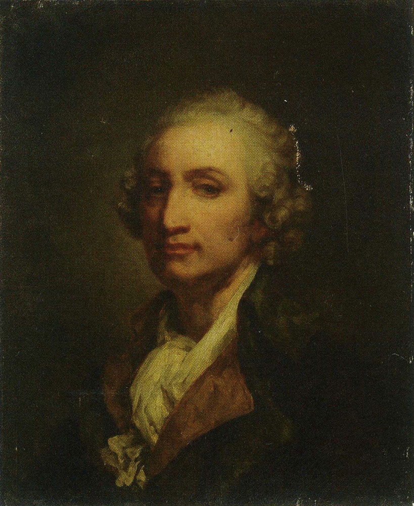 After Jean-Baptiste Greuze - Portrait of the Artist