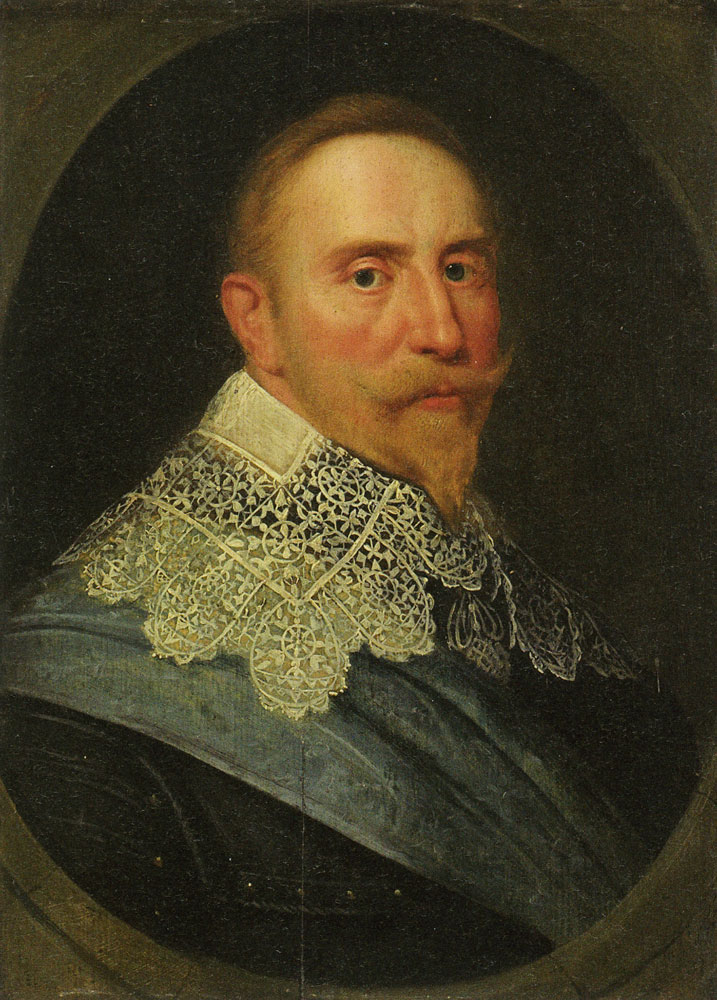 Copy after Michiel Jansz. Mierevelt - Portrait of Gustav II Adolf, King of Sweden