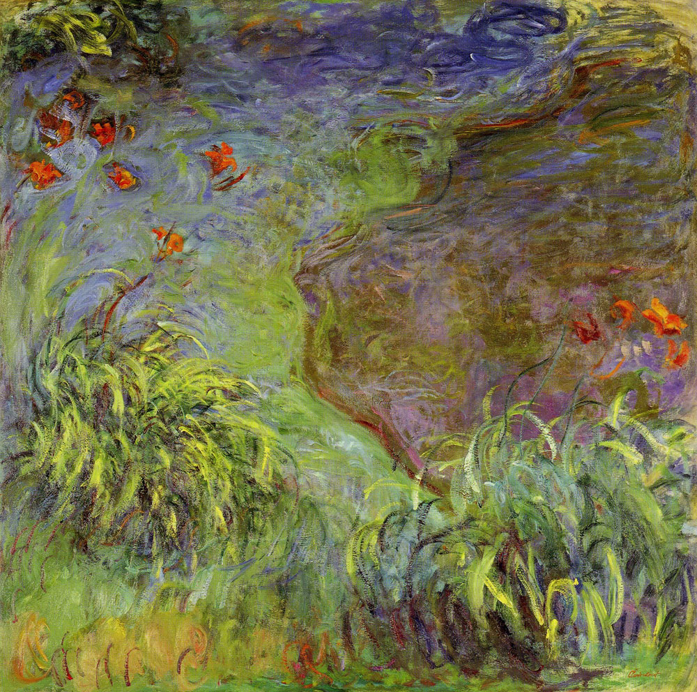 Claude Monet - Hemerocallis by the Water