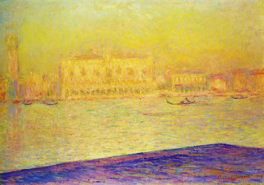 Claude Monet - The Palazzo Ducale Seen from San Giorgio Maggiore