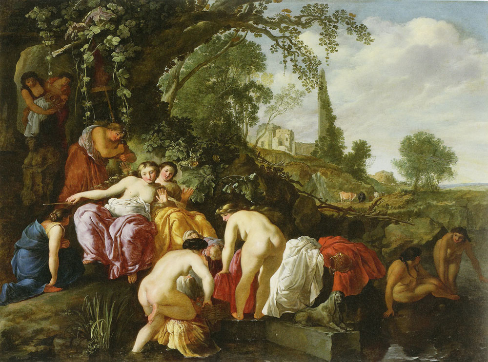 Moyses van Wtenbrouck - Pharaoh's Daughter Discovers Moses in the Rush Basket