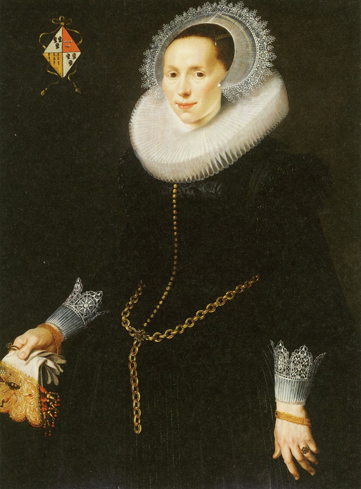 Attributed to Nicolaes Eliasz. Pickenoy - Portrait of Johanna le Maire
