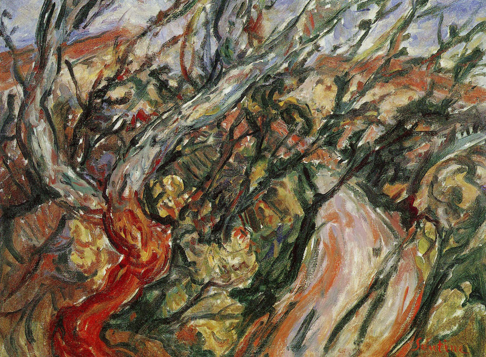 Chaim Soutine - Landscape with Trees