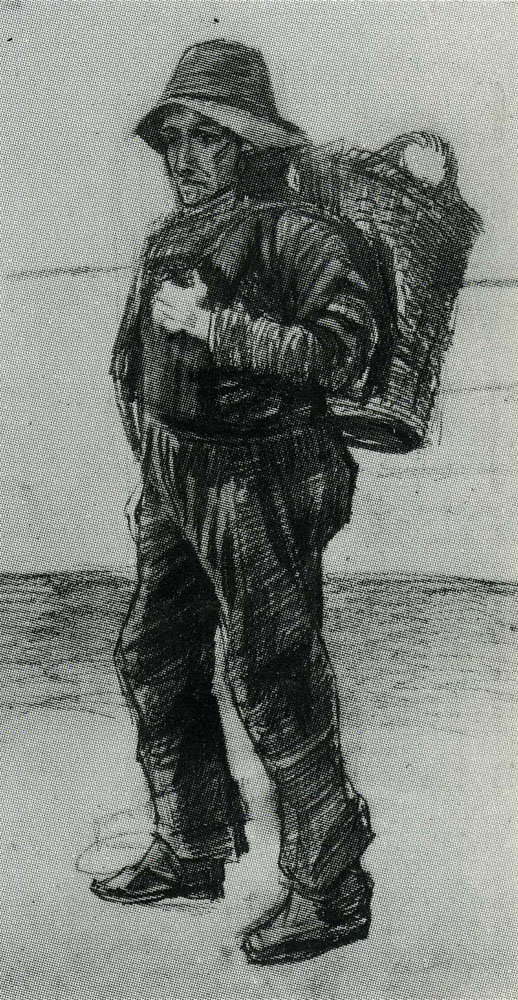Vincent van Gogh - Fisherman with Basket on his Back