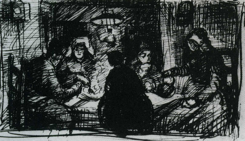 Vincent van Gogh - Five Persons at a Meal