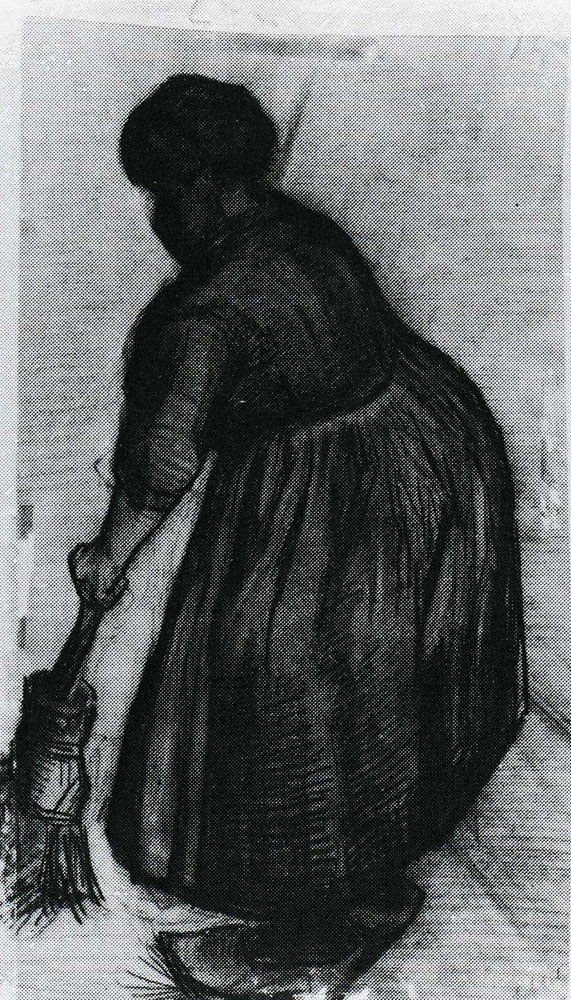 Vincent van Gogh - Peasant Woman with Broom