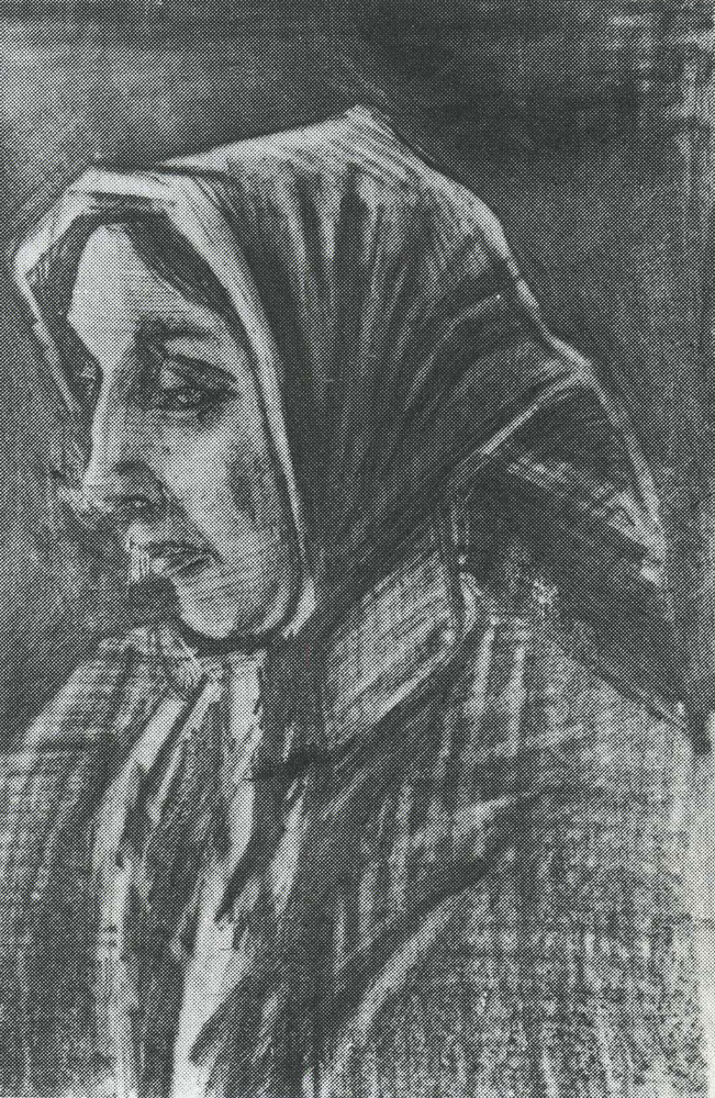 Vincent van Gogh - Woman with Shawl over her Hair, Haid