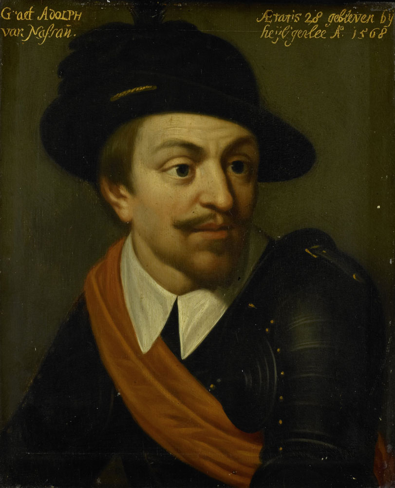 Workshop of Wybrand de Geest - Portrait of Adolf, Count of Nassau