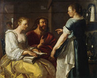 Christiaen van Couwenbergh Christ in the House of Martha and Mary