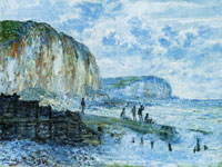 Claude Monet The Cliffs of Les Petites-Dalles