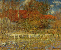 Claude Monet Duck Pond in Autumn