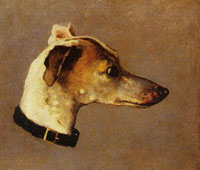 Claude Monet Greyhound's Head