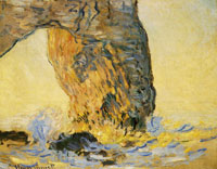 Claude Monet Rough Seas at the Manneporte