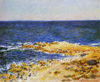 Claude Monet The Sea at Antibes